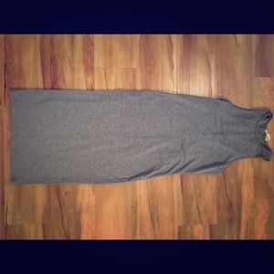 Forever 21 midi body con gray dress